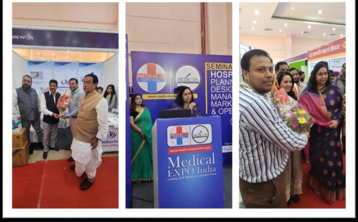 Nesba Healthcare team at Medical Expo